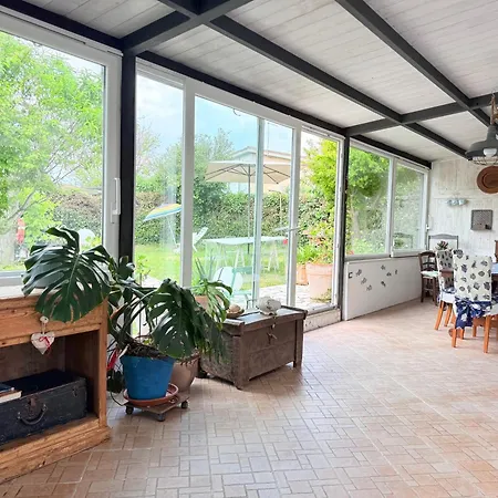 Se257 - Montemarciano, Bilocale Con Giardino E Veranda Apartman Montignano